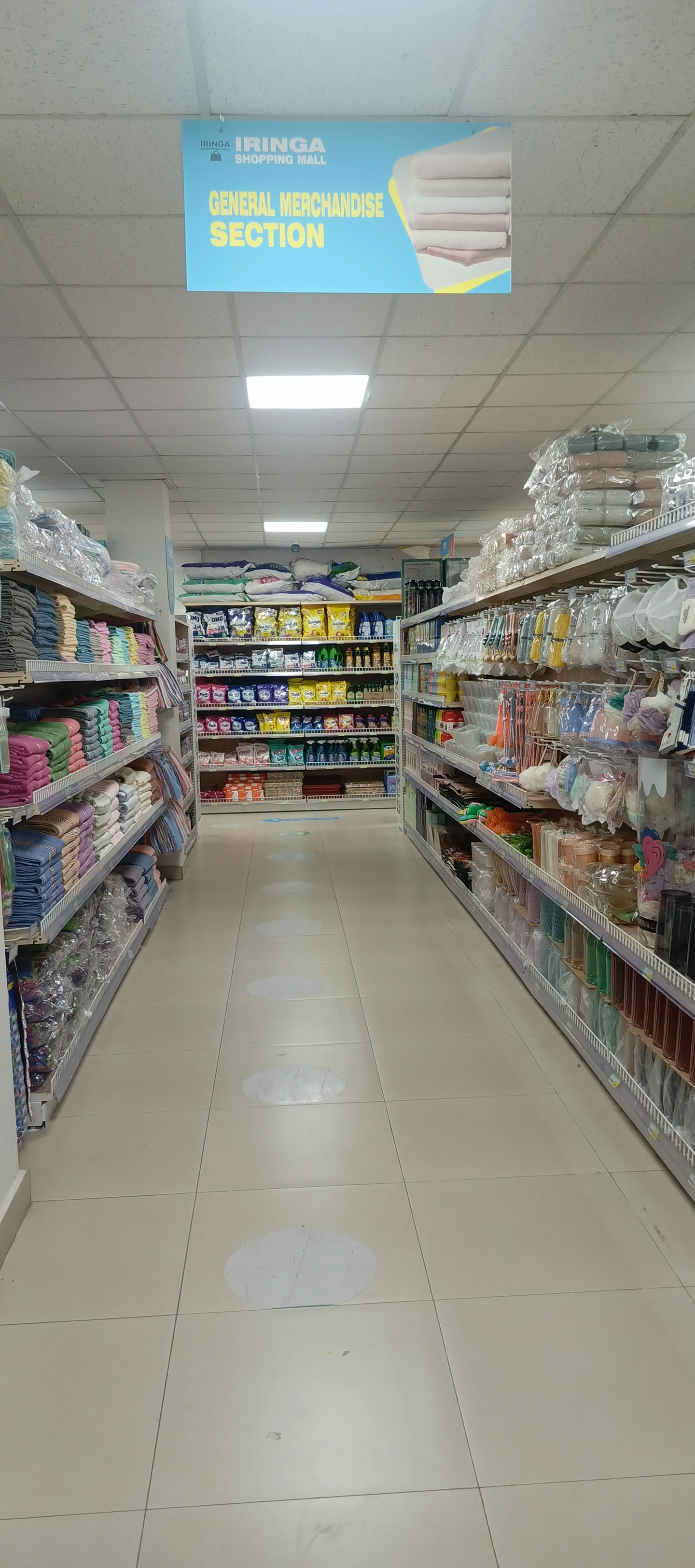 Merchandise section